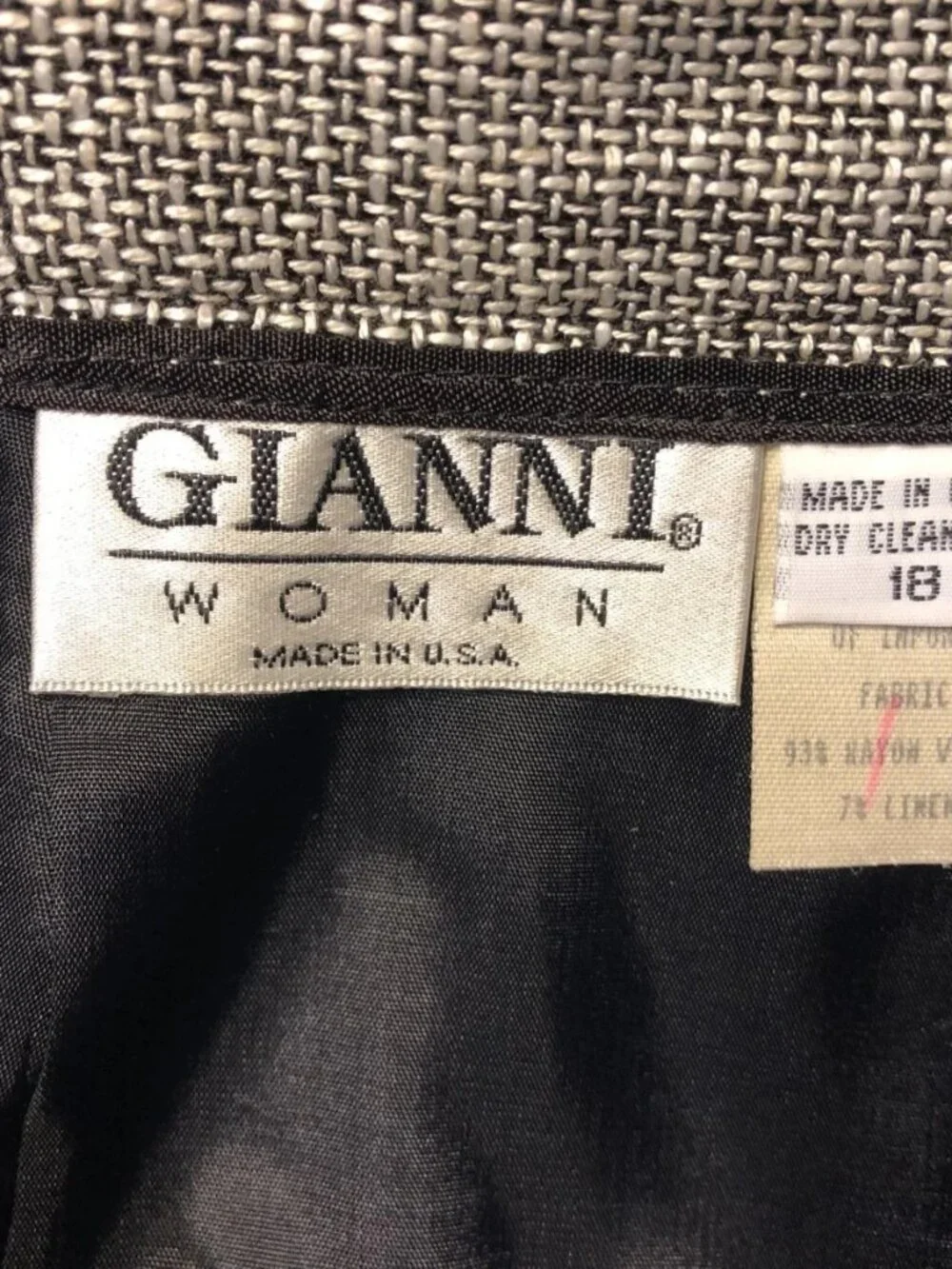 Vintage Gianni NWT Skirt Made In USA Womens Size 18